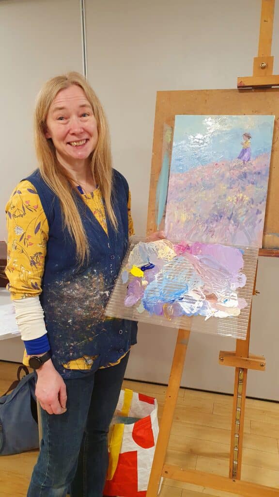 Amanda Jackson acrylic deom